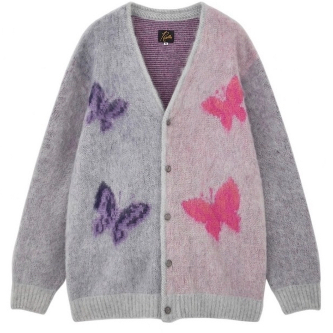 Needles(ニードルス)のNEEDLES 22fw別注 Mohair Cardigan Papillon メンズのトップス(カーディガン)の商品写真