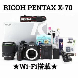 美品　RICOH PENTAX K−70 Wi-Fi搭載　レンズキット(デジタル一眼)