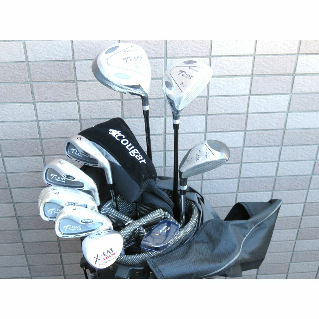 ゴルフセット　クーガー 1W　FW　UT アイアン パター　10本　セット