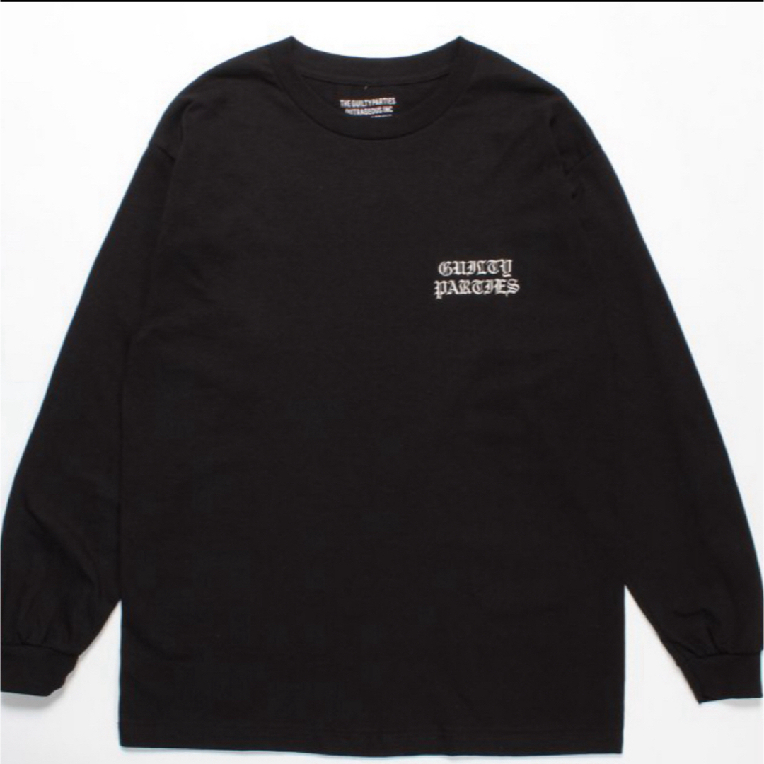 WACKO MARIA(ワコマリア)のWACKOMARIA LONG SLEEVE T-SHIRT ロンT 黒 メンズのトップス(Tシャツ/カットソー(七分/長袖))の商品写真