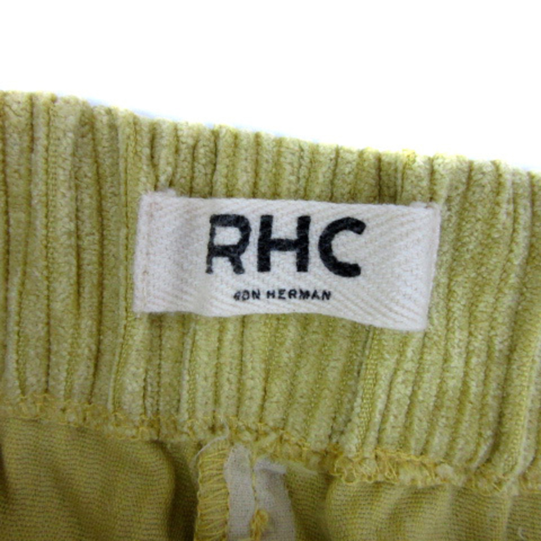 Ron Herman(ロンハーマン)のロンハーマン RHC ワイドパンツ コーデュロイパンツ アンクル丈 S 黄色 レディースのパンツ(その他)の商品写真