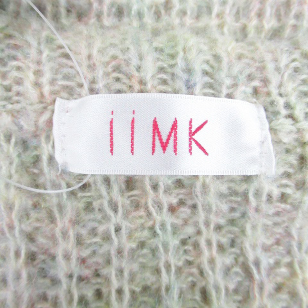 iiMK(アイアイエムケー)のアイアイエムケー ミッシェルクラン ニット セーター ロールアップ 38 黄緑 レディースのトップス(ニット/セーター)の商品写真