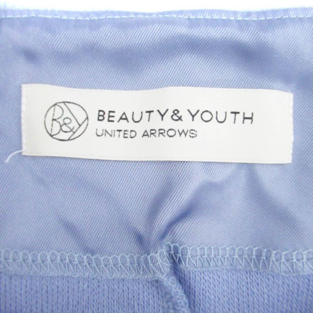 BEAUTY&YOUTH UNITED ARROWS(ビューティアンドユースユナイテッドアローズ)のB&Y ユナイテッドアローズ ニット セーター ラウンドネック ウール混 水色 レディースのトップス(ニット/セーター)の商品写真