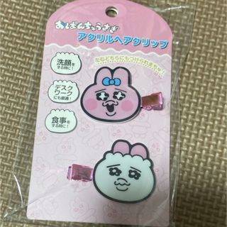 オパンチュウサギ(おぱんちゅうさぎ)の【新品 未開封】 おぱんちゅうさぎ アクリルヘアクリップ ヘアピン(バレッタ/ヘアクリップ)