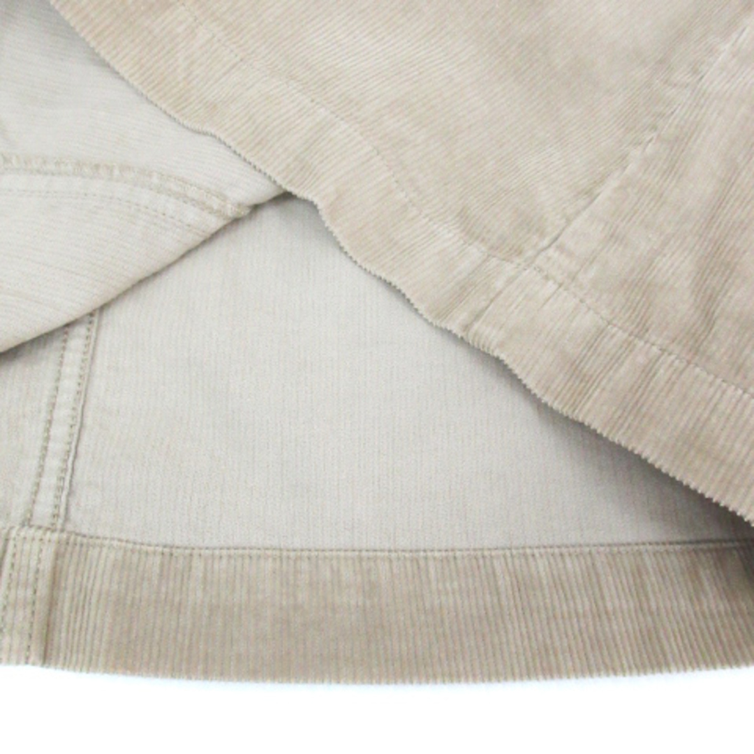 coen(コーエン)のコーエン コーデュロイスカート フレアスカート ロング丈 無地 M ベージュ レディースのスカート(ロングスカート)の商品写真
