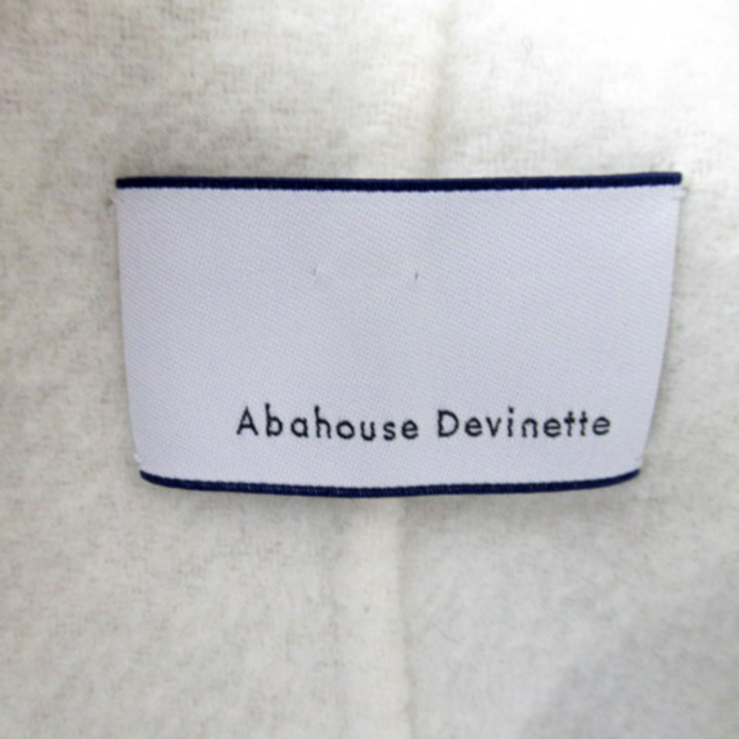 Abahouse Devinette(アバハウスドゥヴィネット)のアバハウス ドゥヴィネット コーディガン ロング丈 前開き ウール 2 グレー レディースのジャケット/アウター(その他)の商品写真