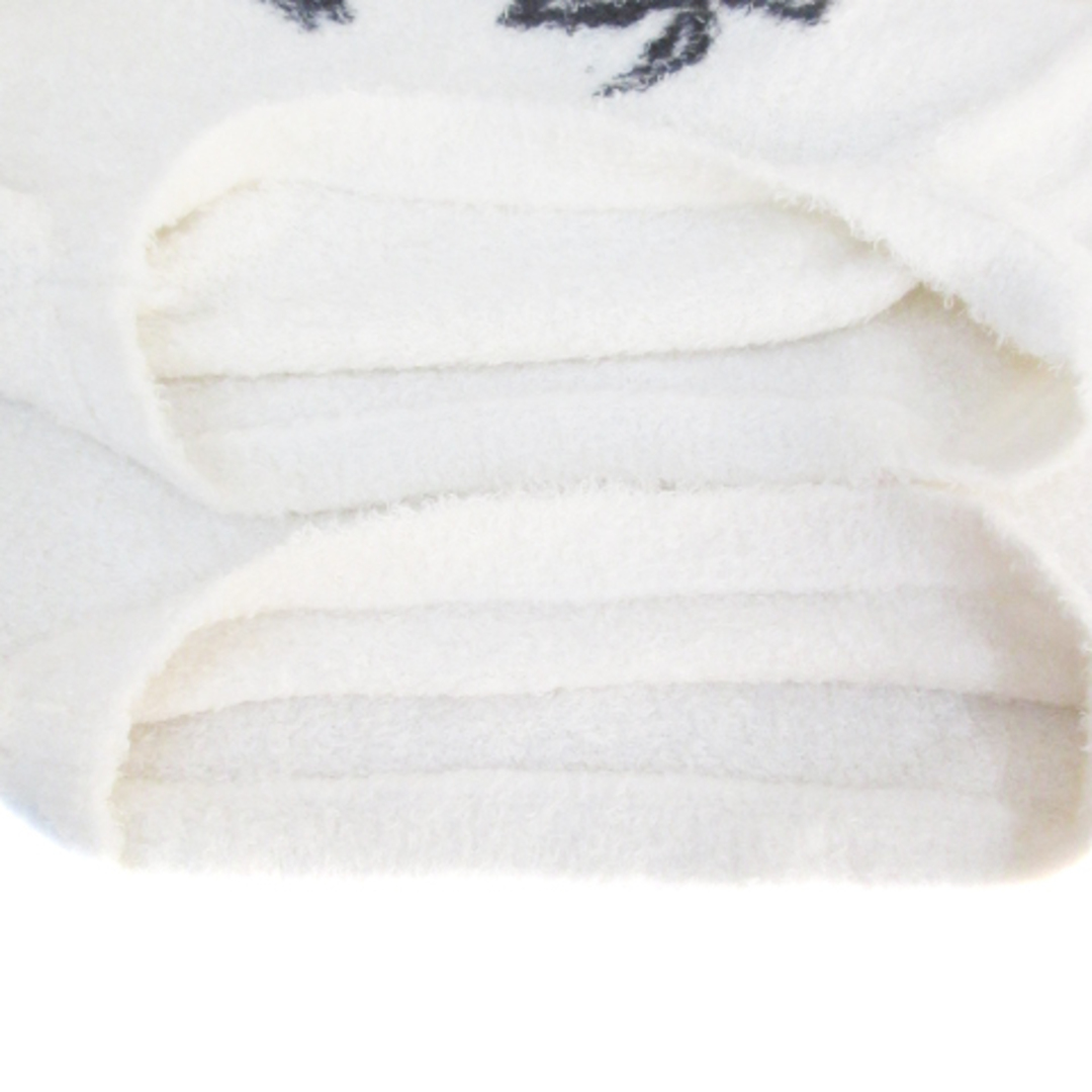 gelato pique(ジェラートピケ)のジェラートピケ ルームウェア 部屋着 ニット 半袖 F 白 チャコールグレー レディースのルームウェア/パジャマ(パジャマ)の商品写真