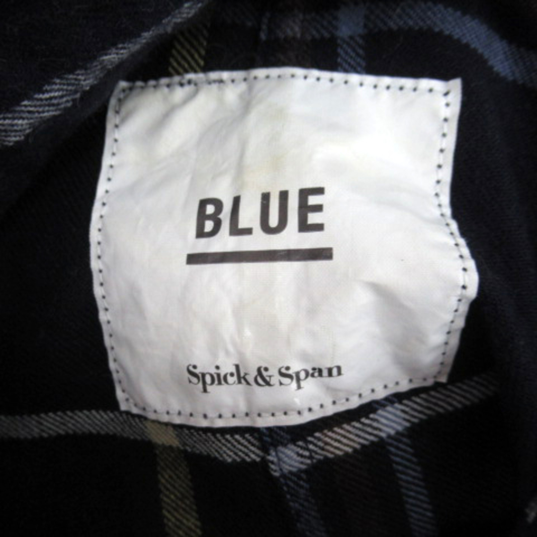 Spick & Span(スピックアンドスパン)のスピック&スパン BLUE カジュアルシャツ 長袖 チェック柄 マルチカラー 紺 レディースのトップス(シャツ/ブラウス(長袖/七分))の商品写真