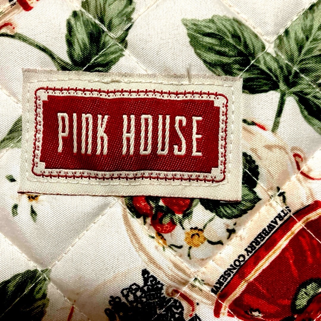 PINK HOUSE(ピンクハウス)のピンクハウス　トートバック　リトルスカーレット柄　春　可愛い　２４時間内発送 レディースのバッグ(トートバッグ)の商品写真