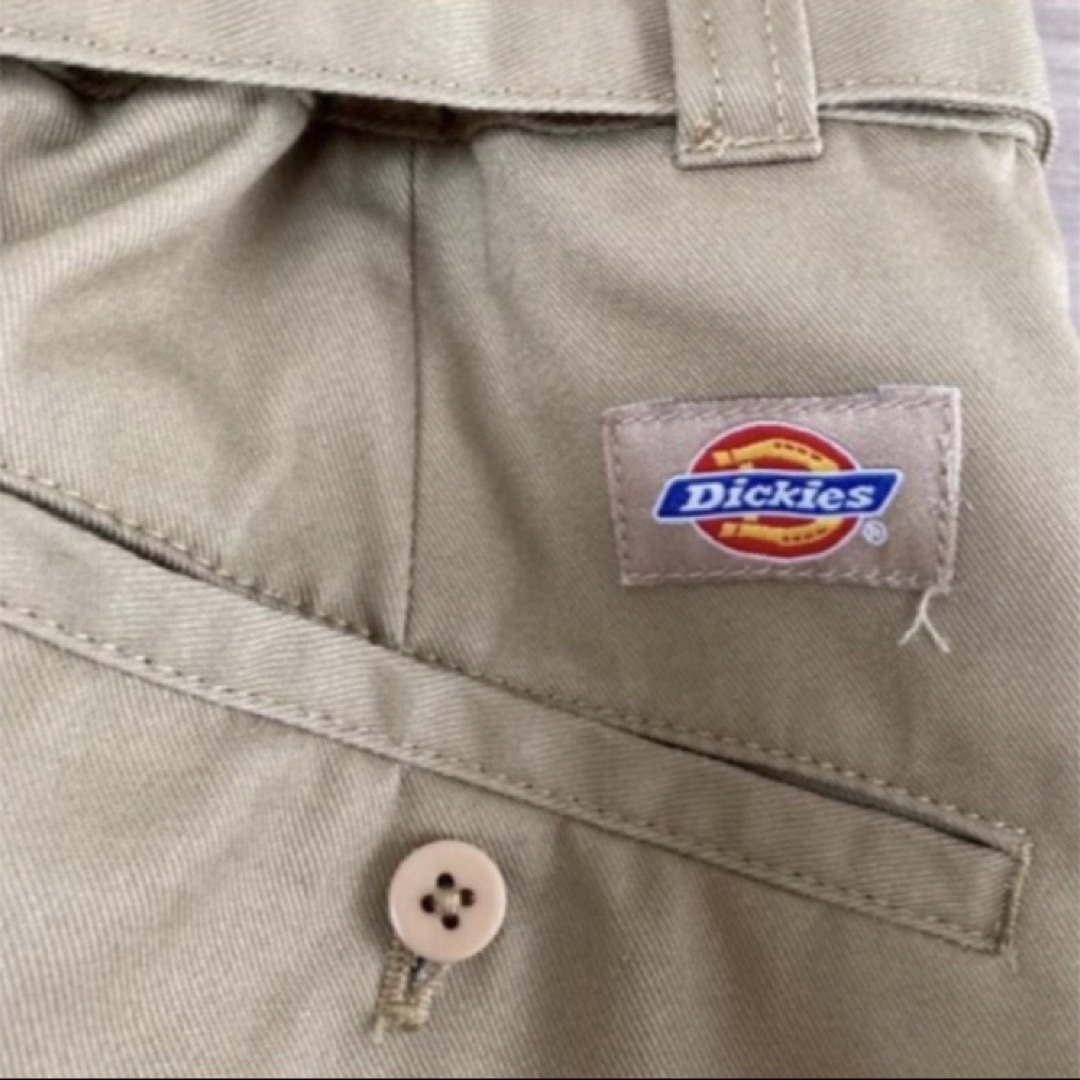 Dickies(ディッキーズ)のsuadeo×Dickiesコラボ　ワイドパンツ　ベージュ レディースのパンツ(カジュアルパンツ)の商品写真