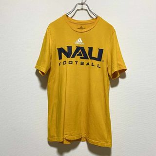 アディダス(adidas)のアメリカ古着 アディダス　アメフト　パフォーマンスロゴ　半袖　Tシャツ　プリント(Tシャツ/カットソー(半袖/袖なし))