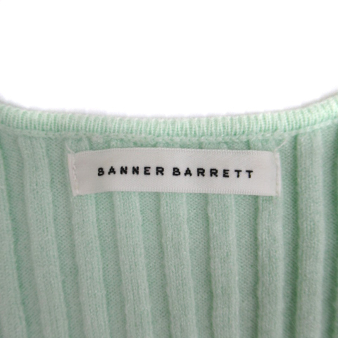 Banner Barrett(バナーバレット)のバナーバレット ニット セーター Vネック リブ 38 ミントグリーン ■MO レディースのトップス(ニット/セーター)の商品写真