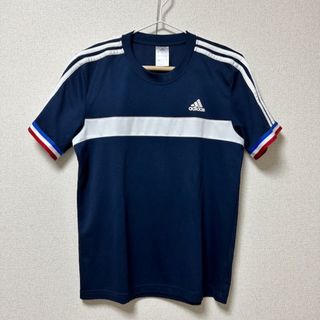 アディダス(adidas)の[美品] アディダス ADIDAS 半袖メッシュTシャツ バックロゴ Mサイズ(Tシャツ/カットソー(半袖/袖なし))