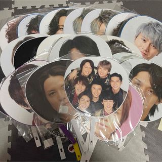 ジャニーズ(Johnny's)の【訳あり】 ジャニーズ　ジャンボうちわ　25枚　まとめ売り(アイドルグッズ)