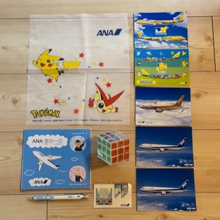 ANA(全日本空輸) - ANA 絵はがき ブックマーカー ルービックキューブ 絵本 ピカチュウカバーほか