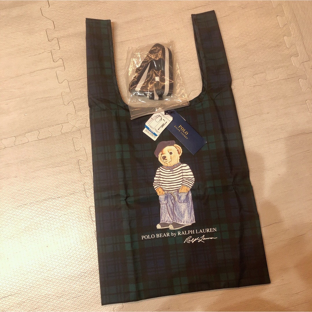 POLO RALPH LAUREN(ポロラルフローレン)の新品タグつき　ラルフローレン  ポロベア レインバッグ エコバッグ レディースのバッグ(エコバッグ)の商品写真