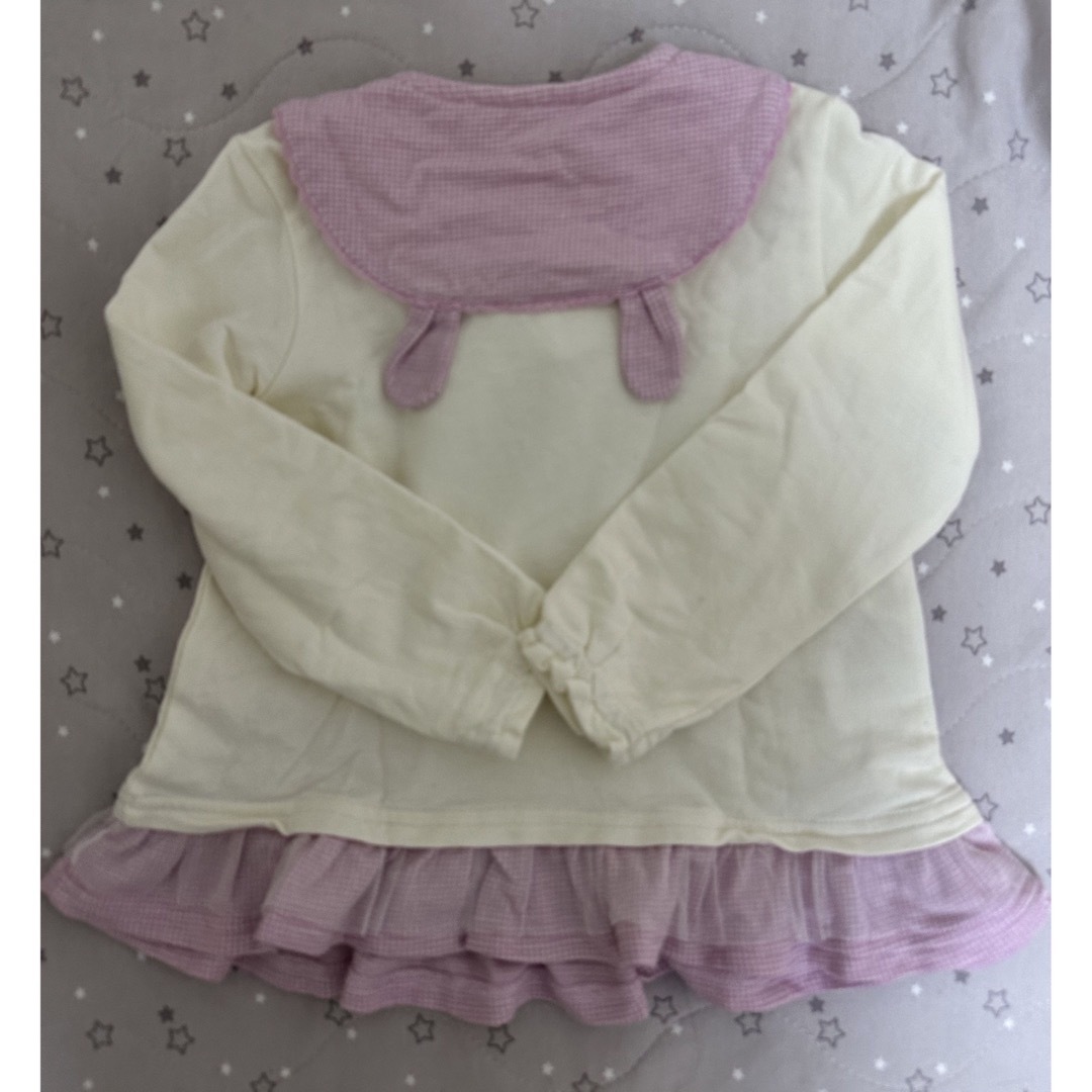 coeur a coeur(クーラクール)のcoeur a coeur クーラクール　うさ耳　カットソー キッズ/ベビー/マタニティのキッズ服女の子用(90cm~)(Tシャツ/カットソー)の商品写真