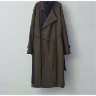 シュタイン(stein)のstein DOUBLE LAPELED BREASTED COAT 22aw(トレンチコート)