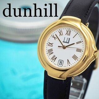 ダンヒル(Dunhill)の108【美品】dunhill ダンヒル時計　メンズ腕時計　ゴールド　ローマ文字(その他)