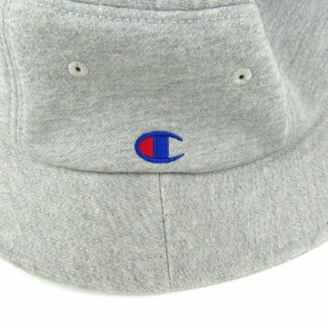 Champion(チャンピオン)のチャンピオン バケットハット 綿100％ ブランド 帽子 レディース メンズ 57.5cmサイズ グレー Champion メンズの帽子(ハット)の商品写真