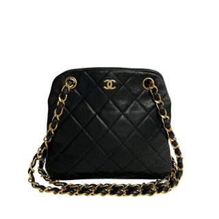 シャネル(CHANEL)の極美品 シール有 1番台 CHANEL シャネル マトラッセ ラムスキン レザー 本革 がま口 チェーン 2way ハンドバッグ ショルダーバッグ  81666(ハンドバッグ)