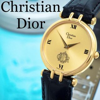 クリスチャンディオール(Christian Dior)の594【美品】クリスチャンディオール時計　メンズ腕時計　OH済み　新品ベルト(その他)