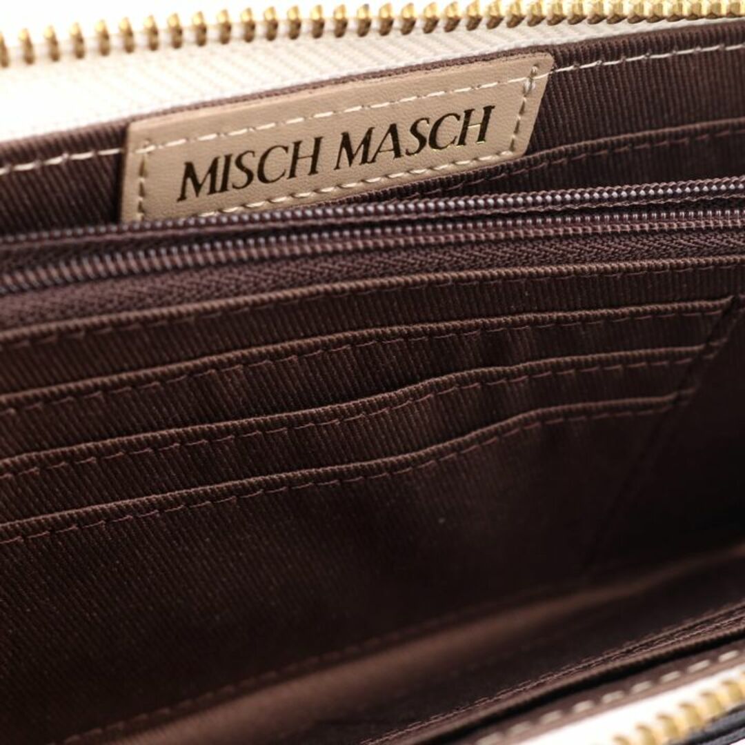 MISCH MASCH(ミッシュマッシュ)のミッシュマッシュ 長財布 未使用 ラウンドファスナー 小銭入れあり ブランド 小物 レディース ベージュ MISCH MASCH レディースのファッション小物(財布)の商品写真