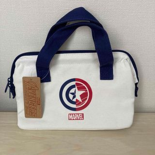 マーベル(MARVEL)のマーベル　キャプテンアメリカ　保冷 ランチトート ／ ランチバッグ(弁当用品)