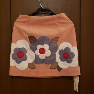 お花ミニスカート　新品未使用(ミニスカート)