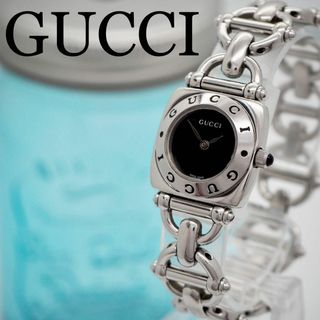 グッチ(Gucci)の630【美品】GUCCI グッチ時計　レディース腕時計　ブラック　シルバー　人気(その他)