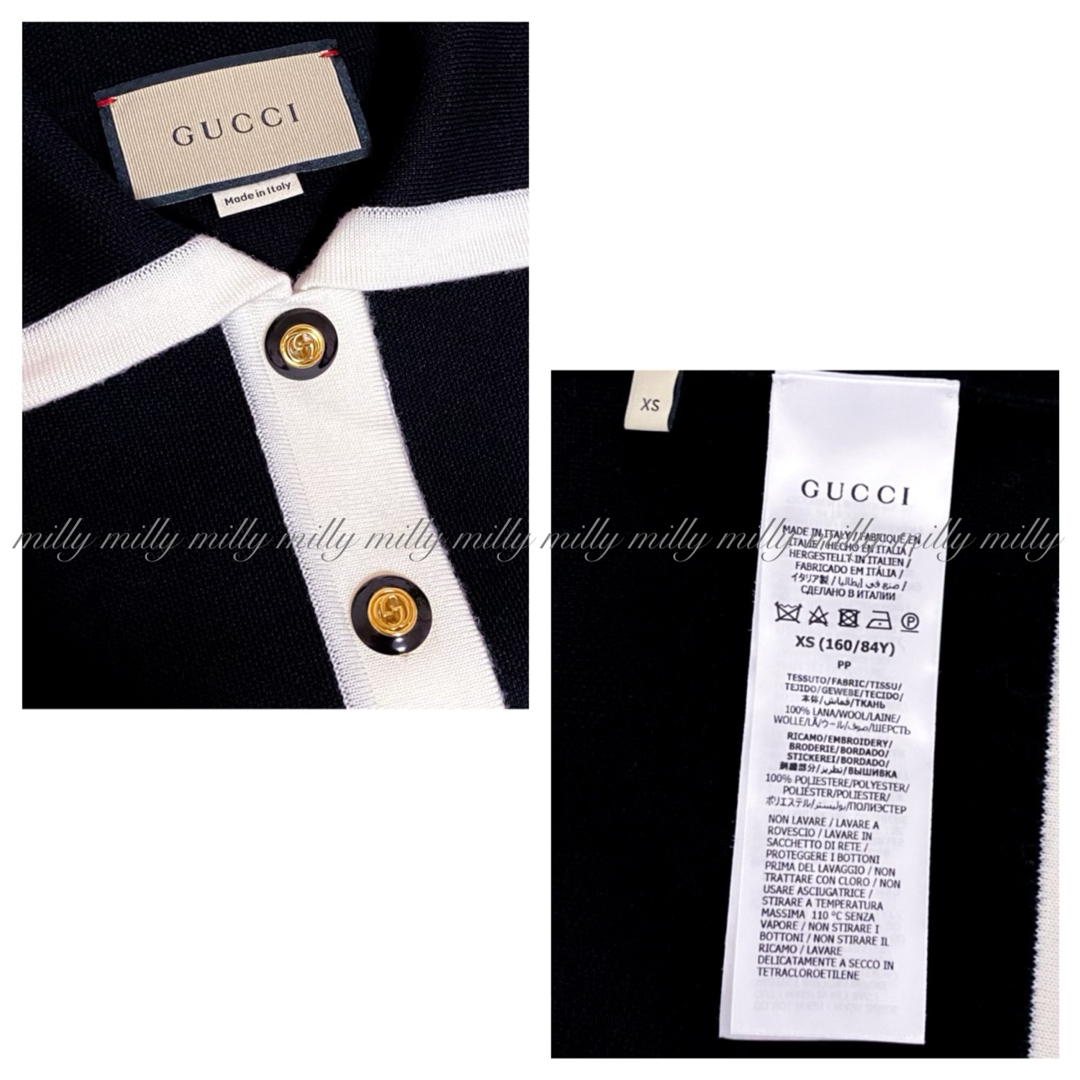 Gucci(グッチ)のご成約済み【GUCCI】2023-24ウールGGピケジャカードニットジャケット レディースのジャケット/アウター(その他)の商品写真