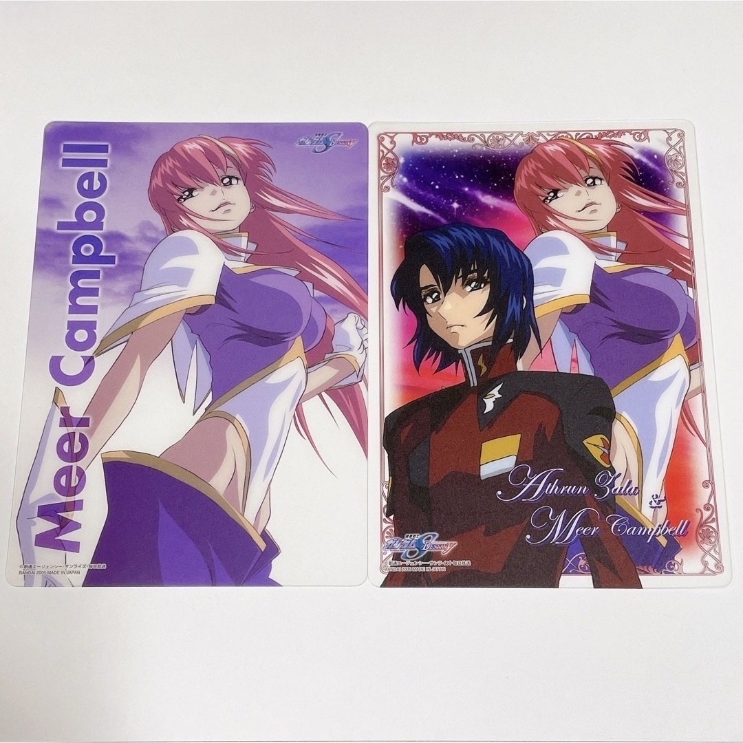 BANDAI(バンダイ)のガンダムSEED DESTINY ジャンボカードダス クリアプレート　ミーア エンタメ/ホビーのアニメグッズ(カード)の商品写真