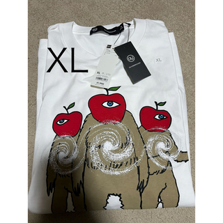 ジーユー(GU)のGU undercover  グラフィックT ホワイト　XL(Tシャツ/カットソー(半袖/袖なし))