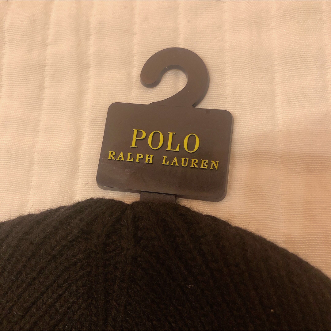 POLO RALPH LAUREN(ポロラルフローレン)のPOLORALPHLAUREN ポロベア ビーニー ニット帽 新品タグ付き レディースの帽子(ニット帽/ビーニー)の商品写真