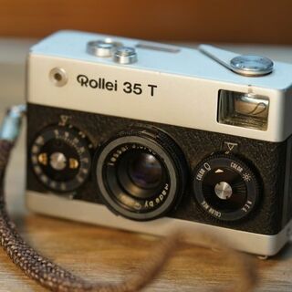 8680 良品 Rollei 35T 露出計OK シルバー シンガポール製(フィルムカメラ)