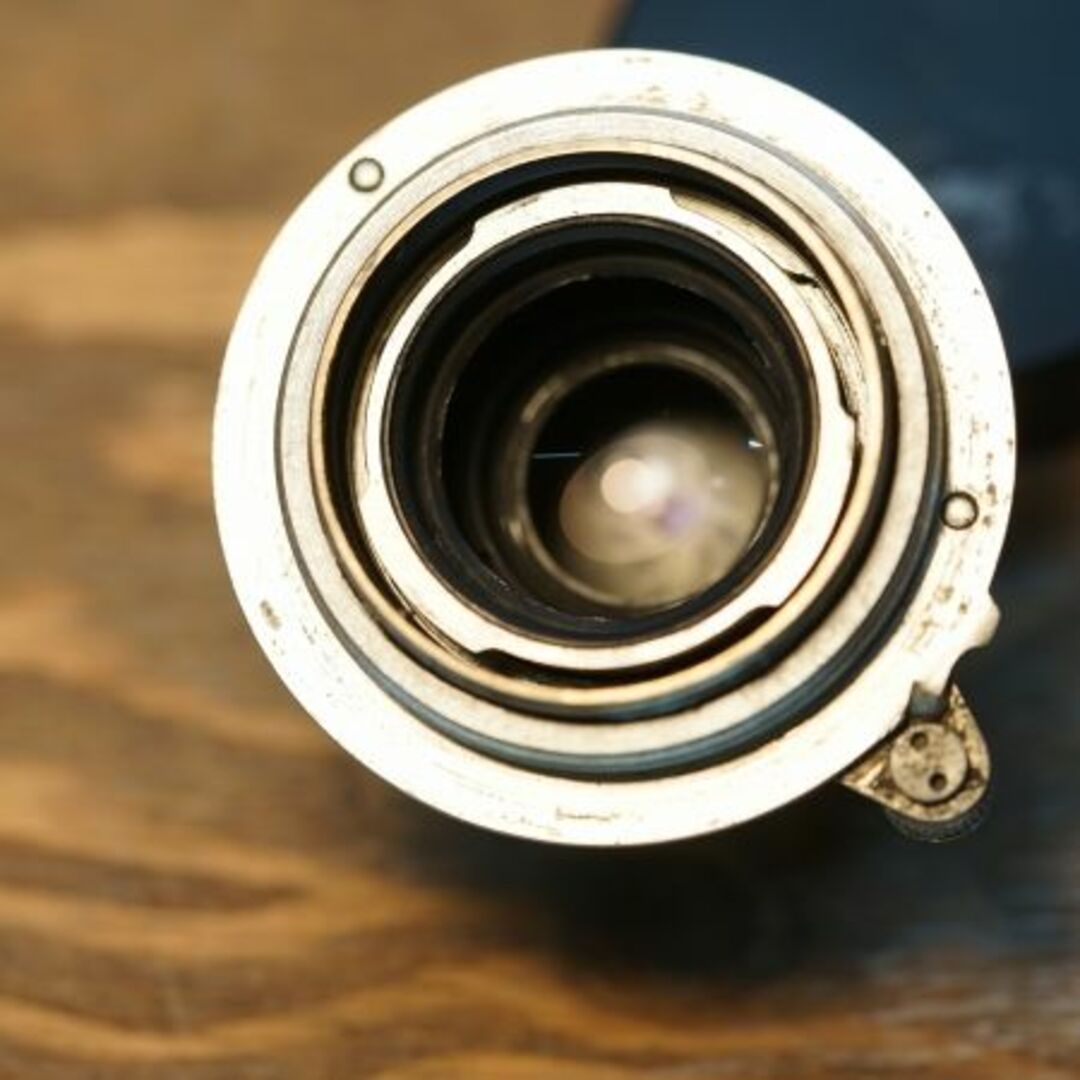 MALAIKA(マライカ)の8690 Leica Leitz Elmar 50mm 3.5 ニッケル スマホ/家電/カメラのカメラ(レンズ(単焦点))の商品写真