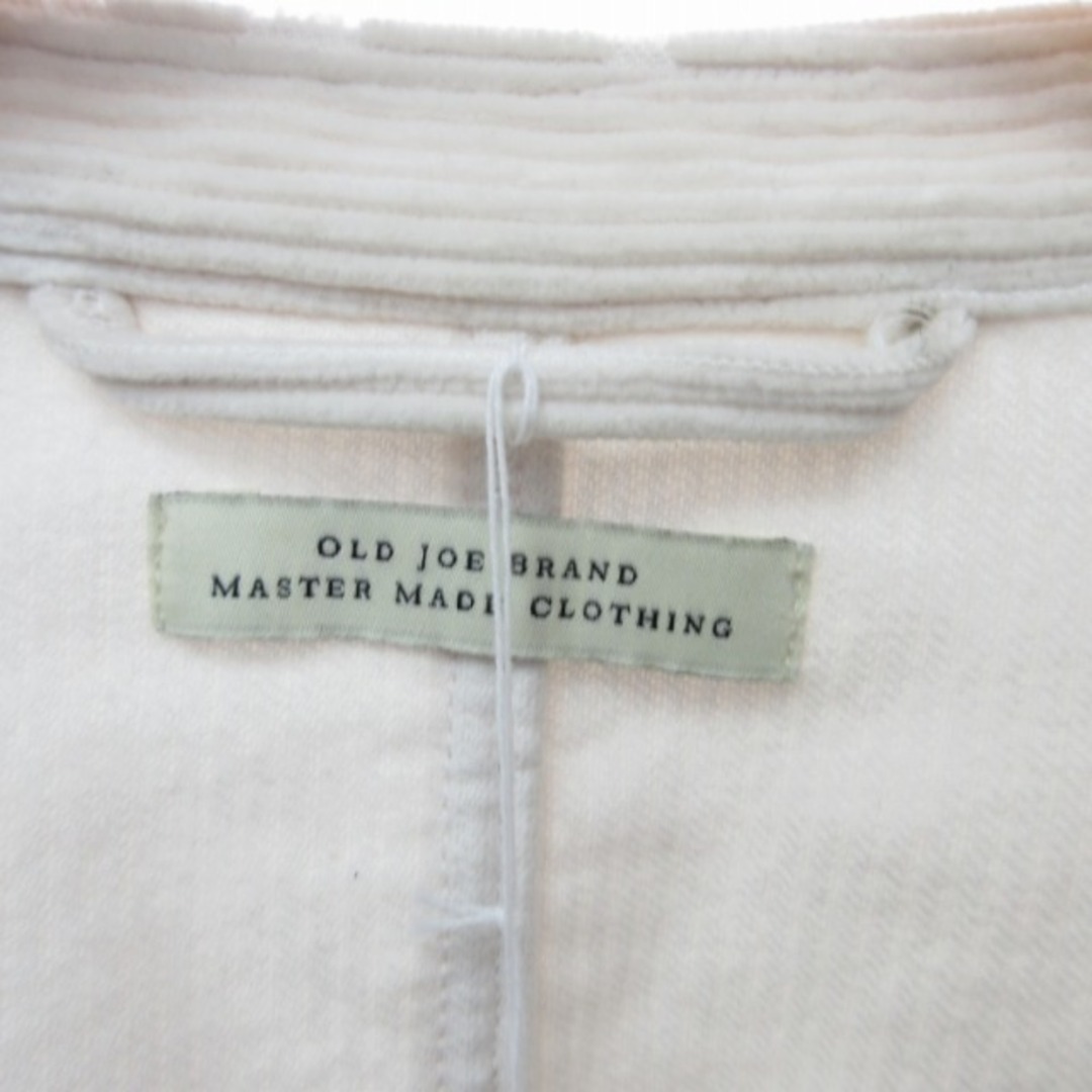 オールドジョー  コーデュロイジャケット ダメージ加工 白系 40 L■BL1 メンズのジャケット/アウター(テーラードジャケット)の商品写真