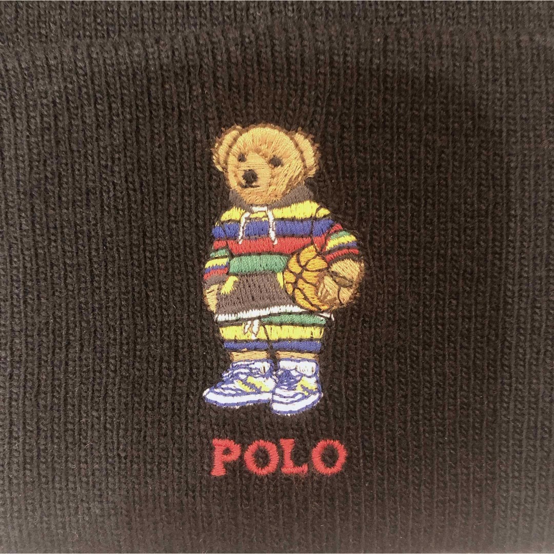 POLO RALPH LAUREN(ポロラルフローレン)のPOLORALPHLAUREN ポロベア ビーニー ニット帽 新品タグ付き レディースの帽子(ニット帽/ビーニー)の商品写真