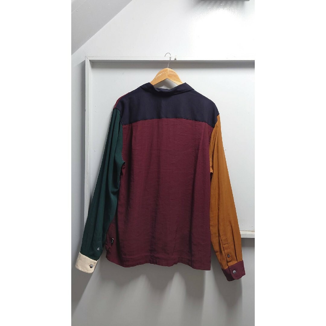 STUSSY(ステューシー)のSTUSSY Color Block Rayon オープンカラー レーヨンシャツ メンズのトップス(シャツ)の商品写真