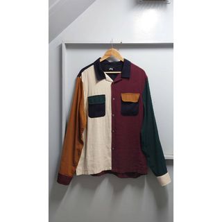 ステューシー(STUSSY)のSTUSSY Color Block Rayon オープンカラー レーヨンシャツ(シャツ)