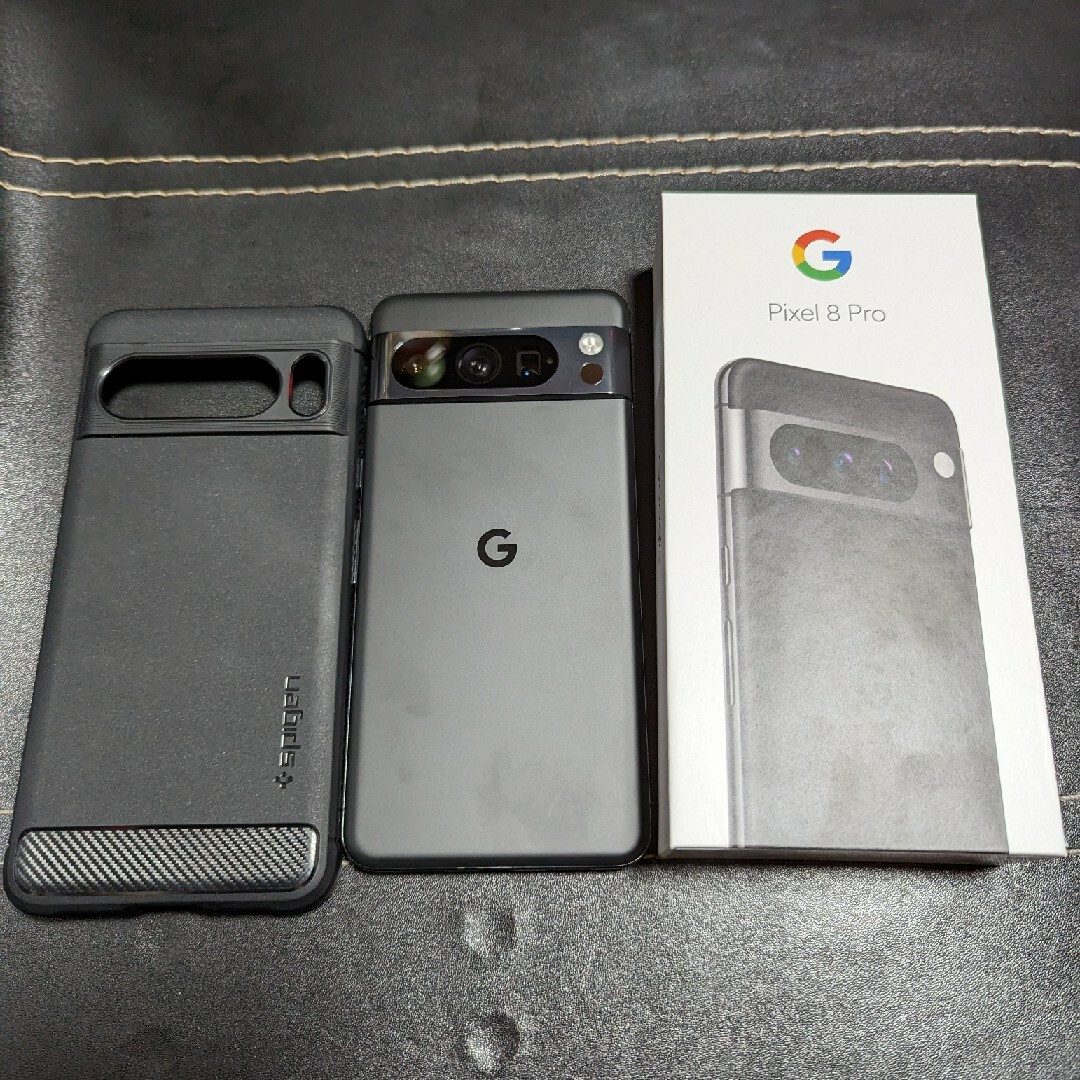 Google Pixel(グーグルピクセル)のpixel 8 pro 128gb Obsidian simフリー スマホ/家電/カメラのスマートフォン/携帯電話(スマートフォン本体)の商品写真