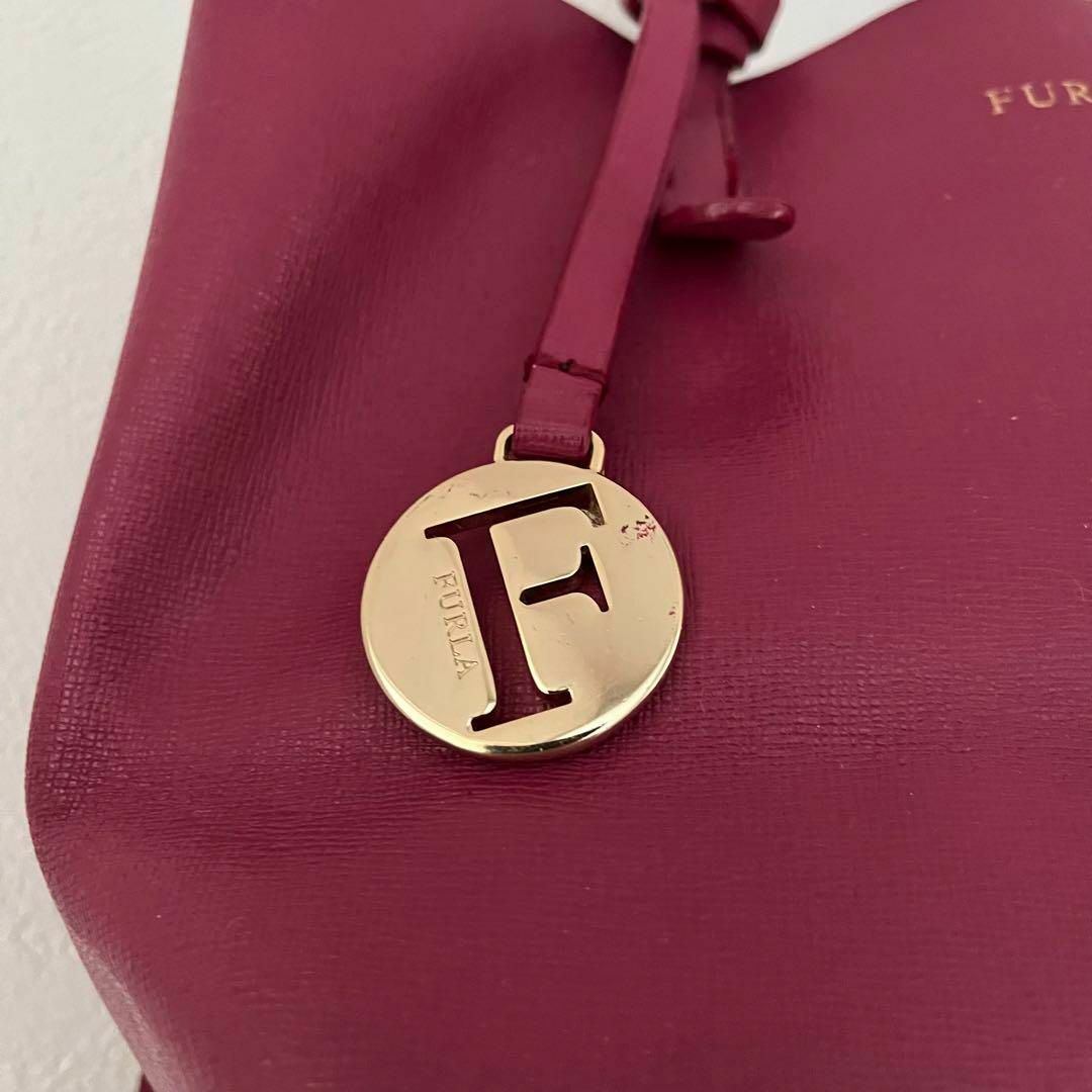 【訳あり】 FURLA フルラ Sally サリー M トートバッグ ピンク系