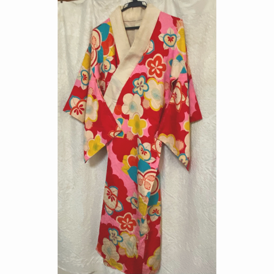 レトロな長襦袢　絹 メンズの水着/浴衣(着物)の商品写真