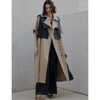 アメリヴィンテージ(Ameri VINTAGE)のTRENCH MULTI WAY LONG VEST(トレンチコート)