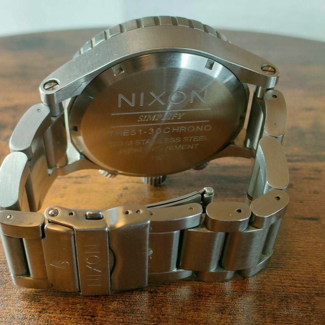 NIXON(ニクソン)のニクソン NIXON 腕時計 51-30 クロノ マットシルバー メンズ腕時計 メンズの時計(腕時計(アナログ))の商品写真