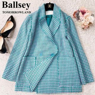 美品 Ballsey 2022年　ダブル　ツイードジャケット　36