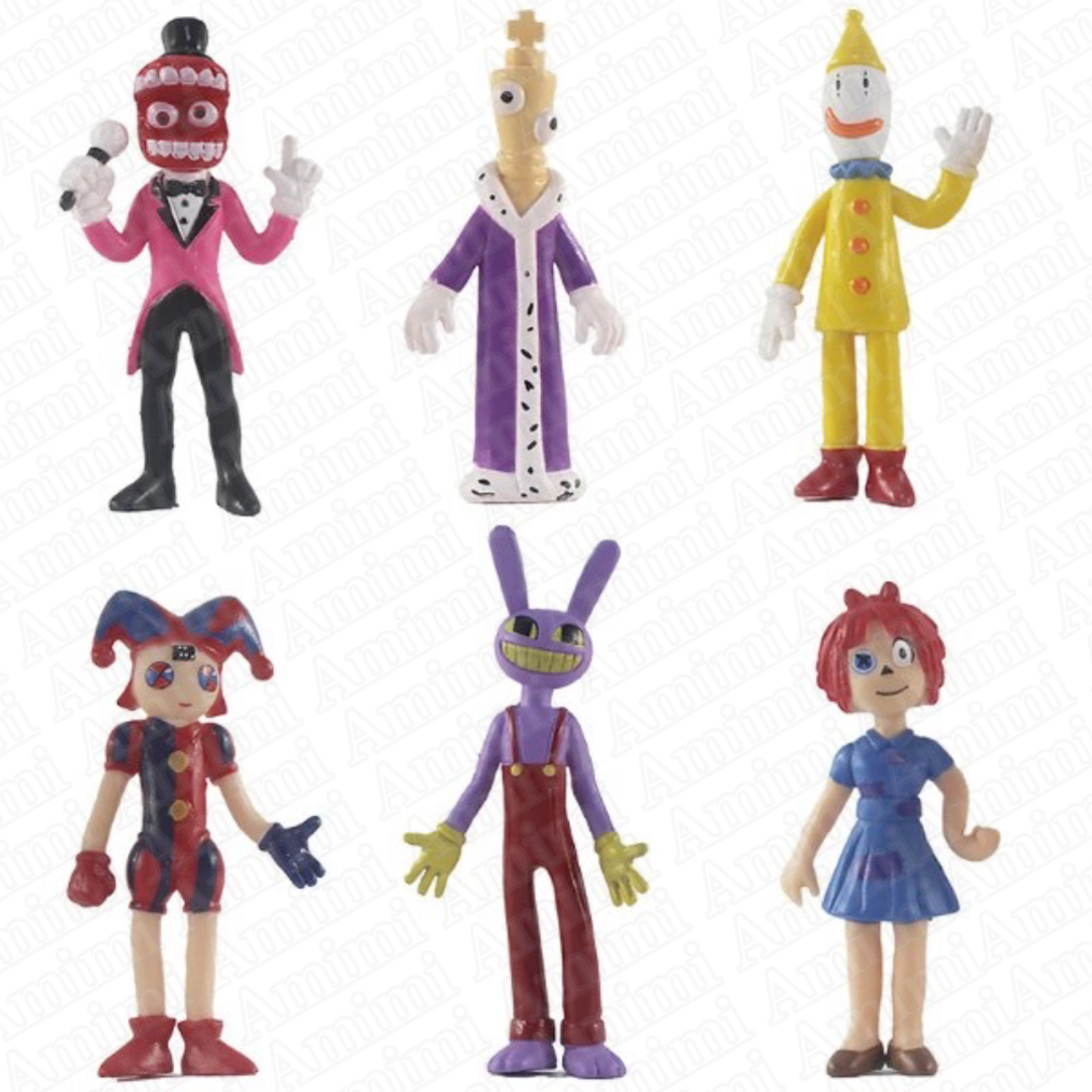 【6種】アメイジングデジタルサーカス フィギュア ポムニ ジャックス ラガタ エンタメ/ホビーのおもちゃ/ぬいぐるみ(キャラクターグッズ)の商品写真