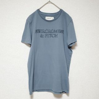 アバクロンビーアンドフィッチ(Abercrombie&Fitch)のAbercrombie＆Fitch　メンズ 半袖Tシャツ ブルーグレー　サイズS(Tシャツ/カットソー(半袖/袖なし))