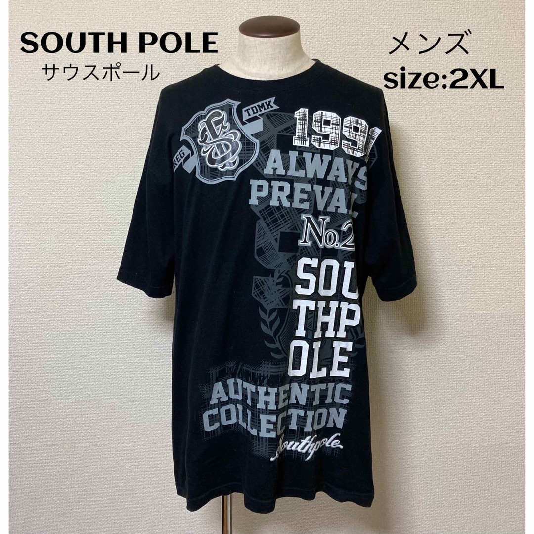 SOUTH POLE(サウスポール)のSOUTH POLE サウスポール Tシャツ USA輸入古着 2XL メンズのトップス(Tシャツ/カットソー(半袖/袖なし))の商品写真