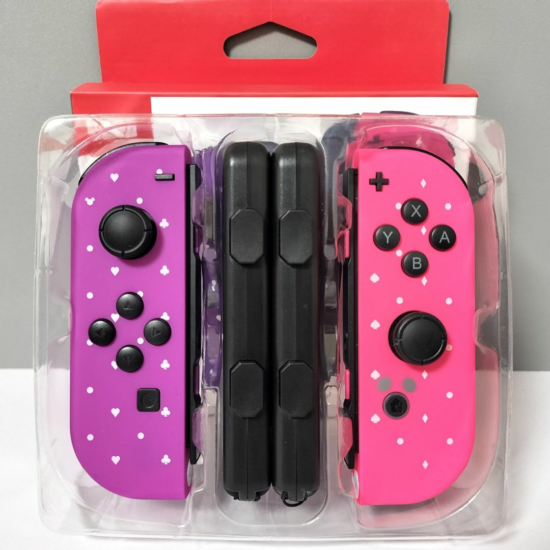 ジョイコン Joy-Con 純正品カスタム ピンクパープルホワイト-